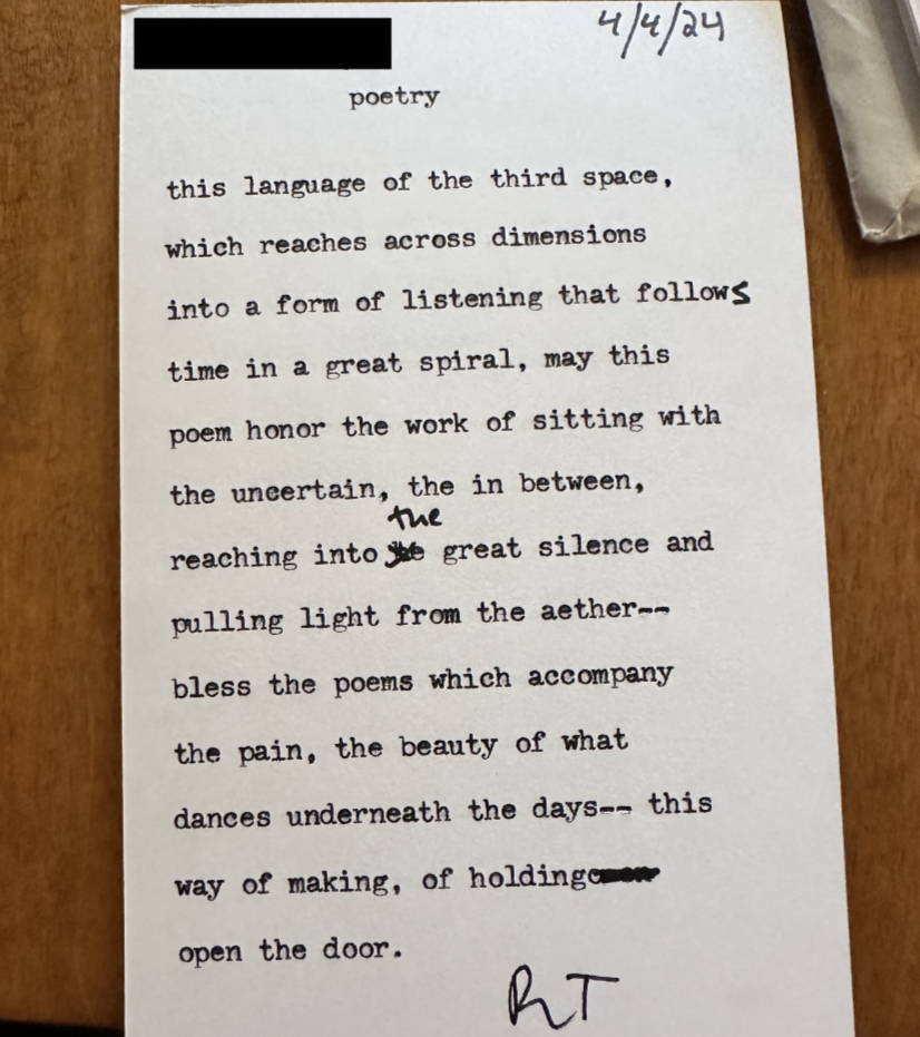 Poetry