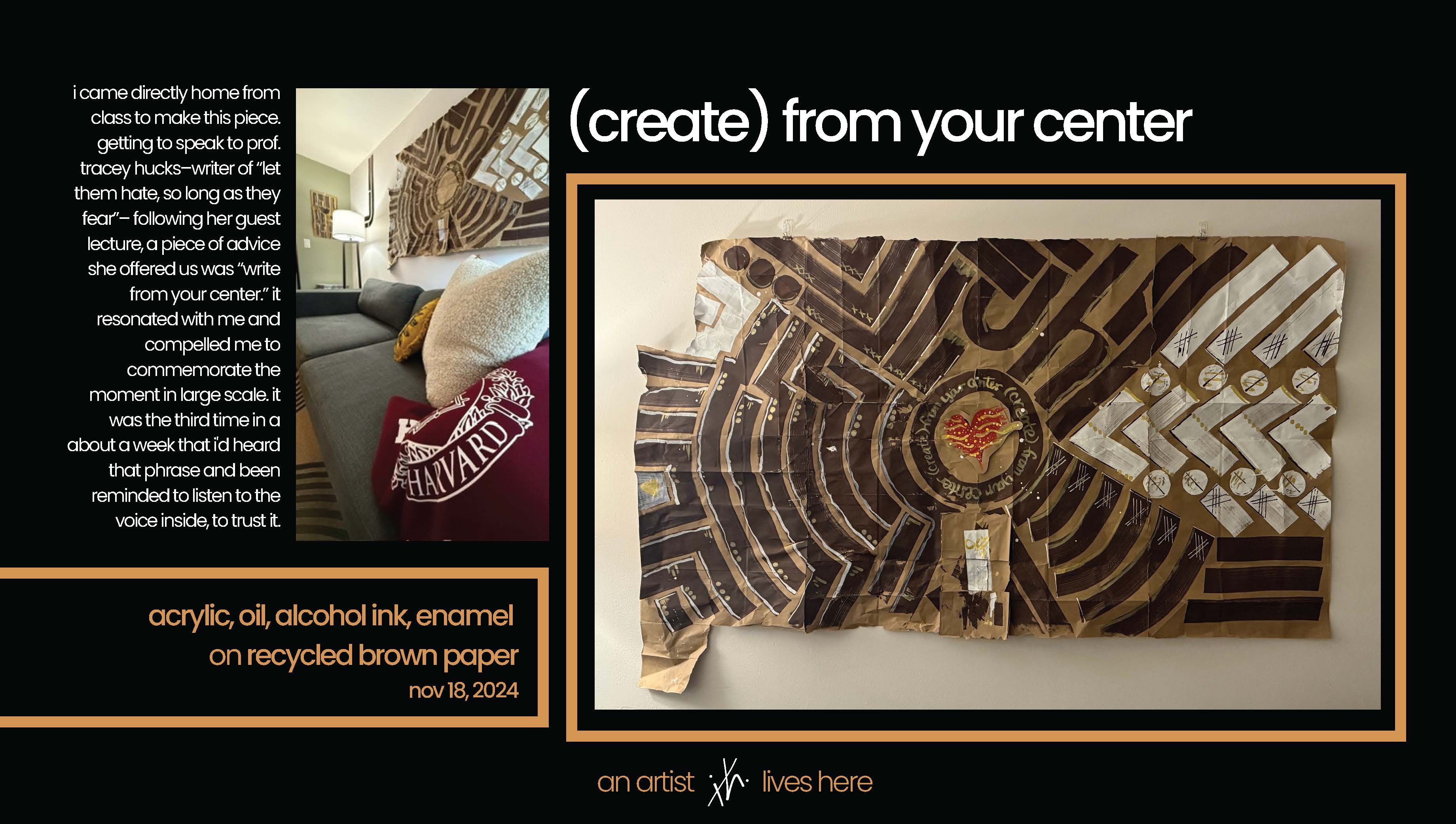 "(create) from your center" by jarrett hill
