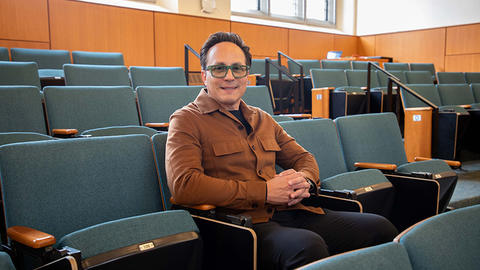Mario Cader-Frech, MRPL '24 in renamed Sperry Room to Cader Room following his gift to the school