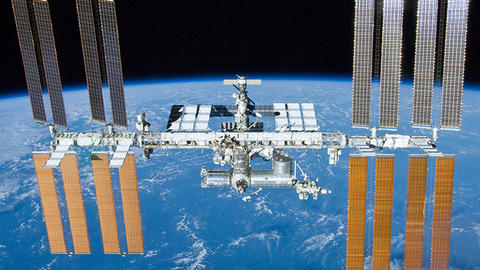 Satellite orbiting the Earth