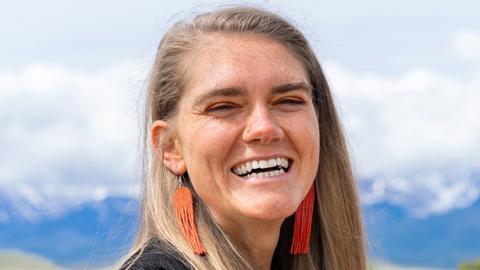 Elizabeth Bliss-Burger, smiling