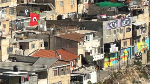 First place RPL Summer Photo Competition photograph, "Eyes on Silwan," Photo by Rachel Nelson, AM in Middle Eastern Studies '24, and Religion, Conflict, and Peace student