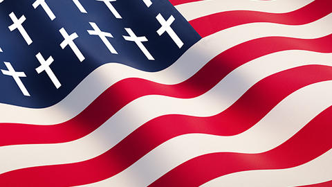 Artist rendering of U.S. flag