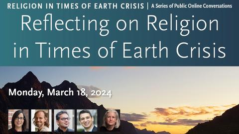 Religion in Times of Earth Crisis Panel poster