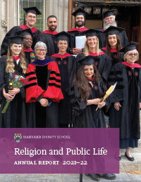 Cover of the 2022 HDS Religion and Public Life annual report