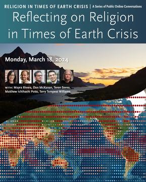 Religion in Times of Earth Crisis Panel poster