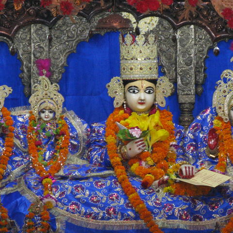 Decorated idols of Rama and Sits