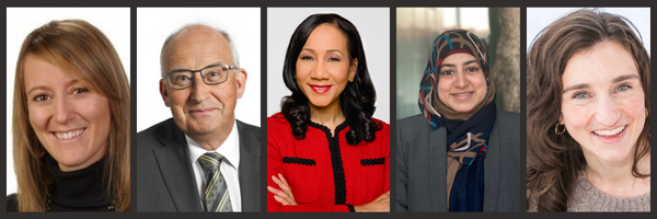 Leading Toward Justice - Government Panel (headshots of panelists)